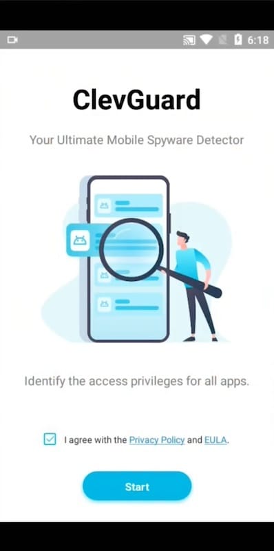 ClevGuard Anti-Spyware Ansicht 1