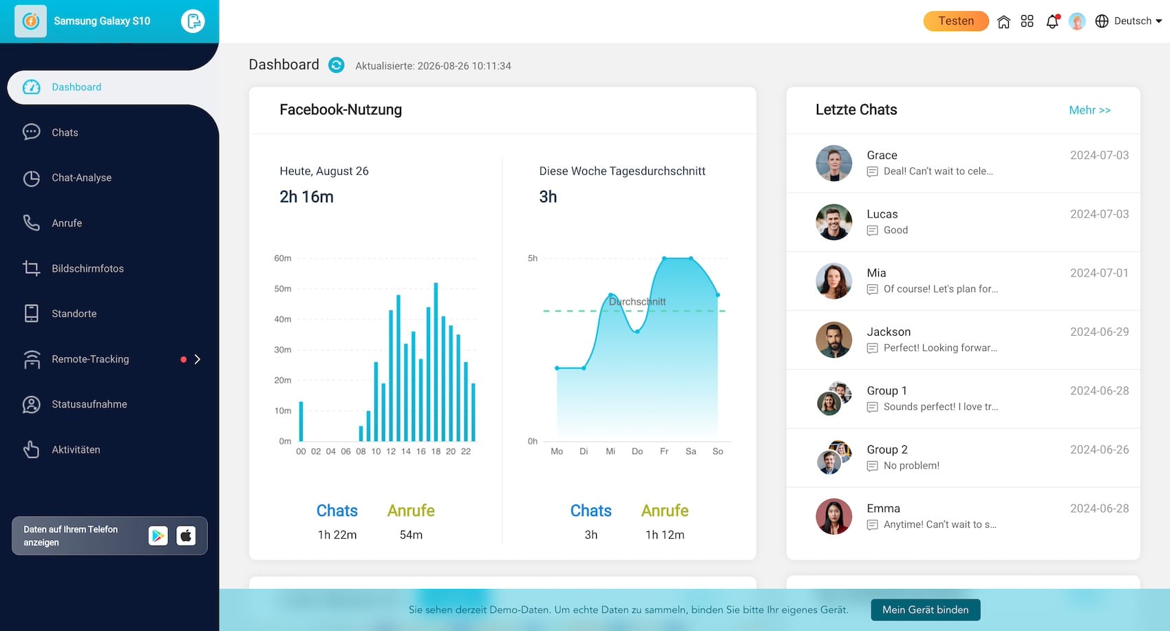 KidsGuard for Facebook Screenshot