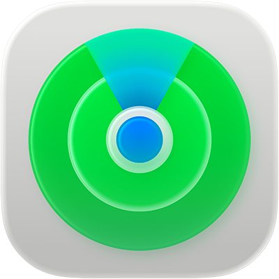 Apple „Wo ist?" Logo